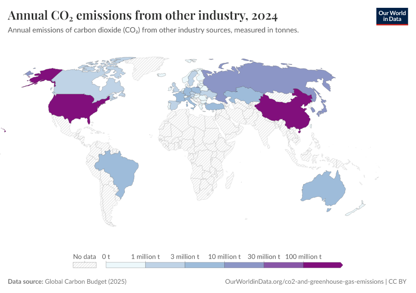 A thumbnail of the "Annual CO₂ emissions from other industry" chart