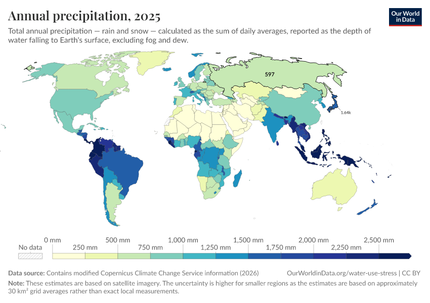 A thumbnail of the "Annual precipitation" chart