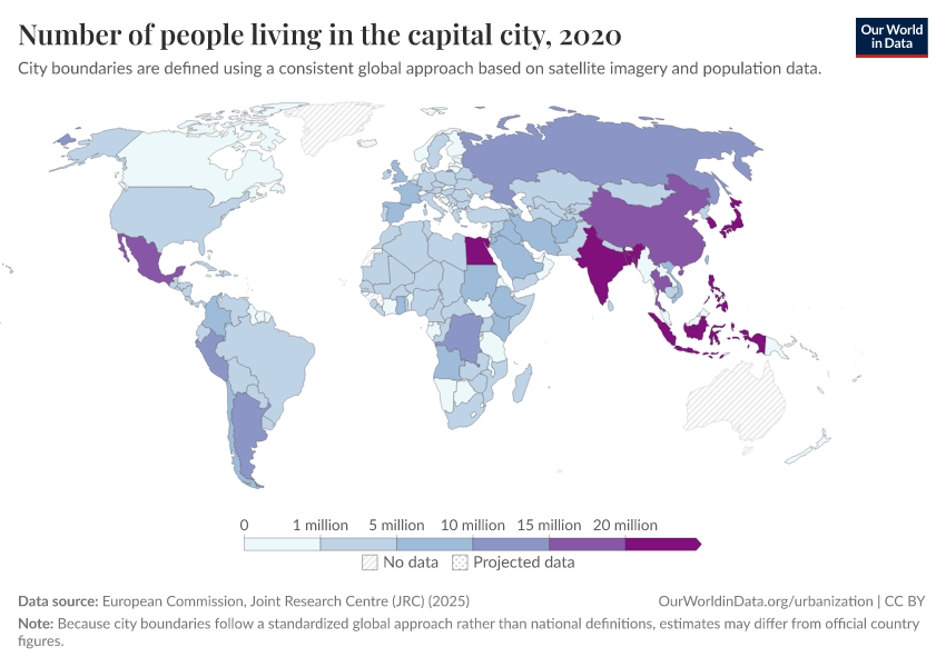 A thumbnail of the "Number of people living in the capital city" chart