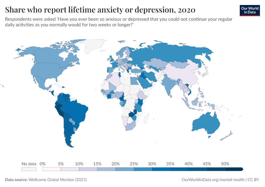A thumbnail of the "Share who report lifetime anxiety or depression" chart